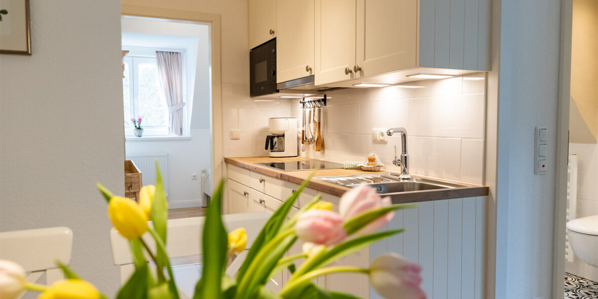 Ferienwohnung Theeknop Küche