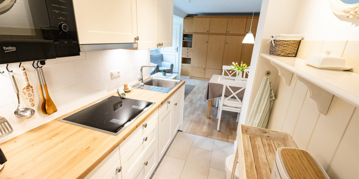 Ferienwohnung Theeknop Küche